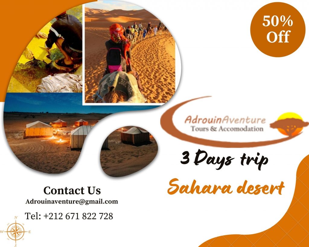 3 Days trip to sahara desert